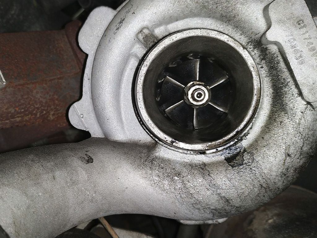 Turbo eje roto